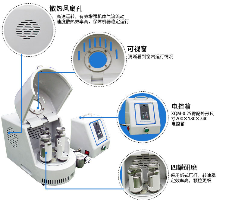 0.2L行星式球磨機(jī)